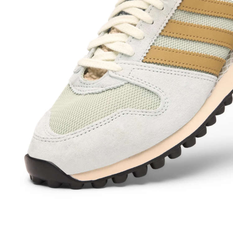 adidas Retro Low-Top Sneakers - Light Grey, Cream & Ochre