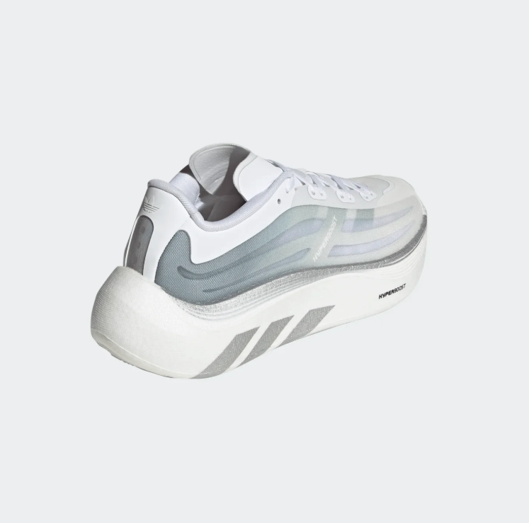 adidas Sculpted Thick-Sole Sneakers - White & Gray