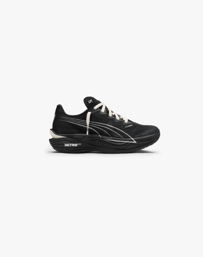 PUMA Black & Cream Low-Top Sneakers