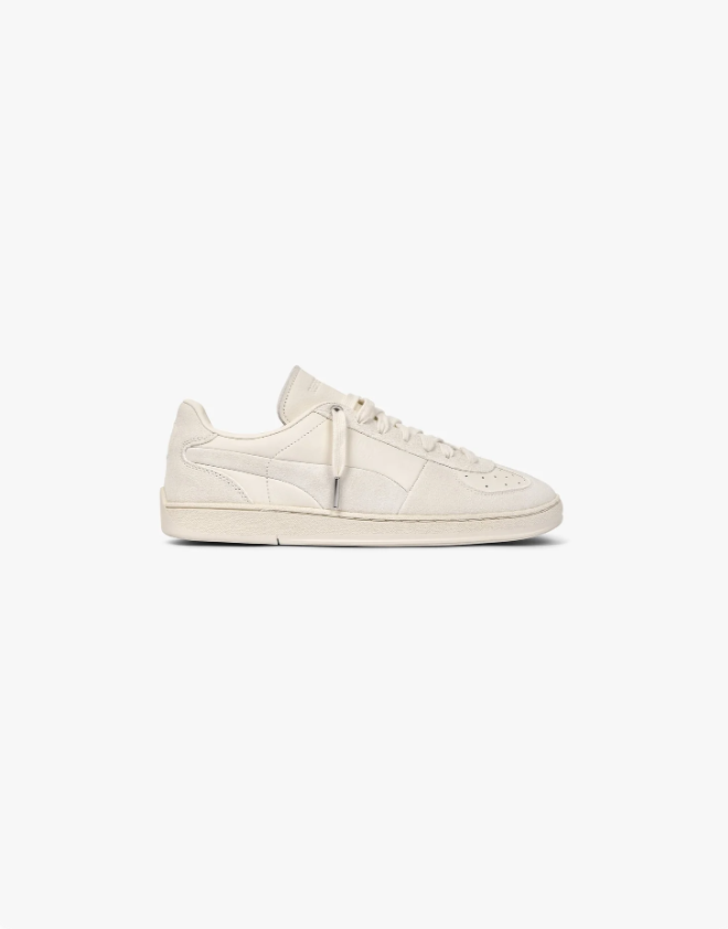 PUMA Cream Tonal Low-Top Court Sneakers