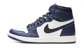 Air Jordan Navy, White & Black High-Top Sneakers
