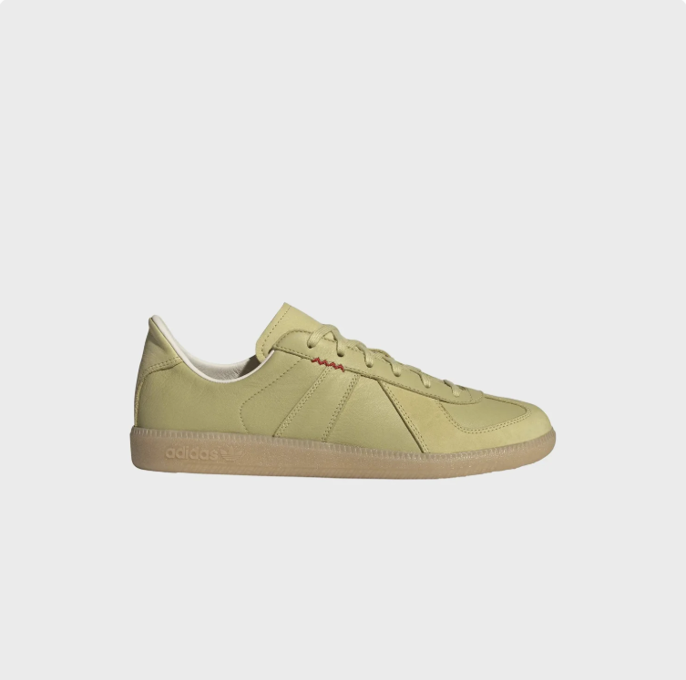 Hartcopy Olive Low-Top Sneakers with Gum-Tone Sole