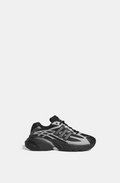 adidas Chunky Retro Mesh Sneakers - Black & Silver Gray