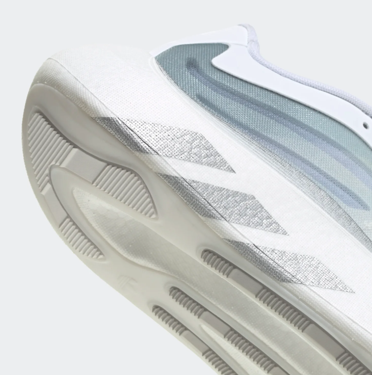 adidas Sculpted Thick-Sole Sneakers - White & Gray