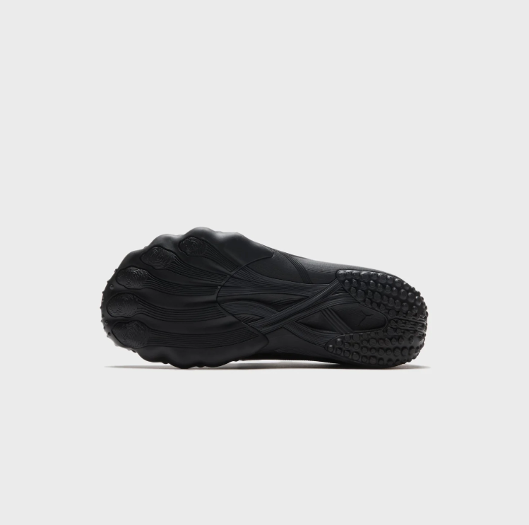PUMA All-Black Textured Low-Top Sneakers