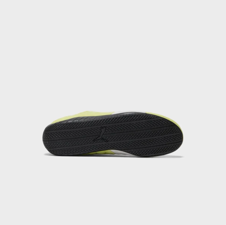 PUMA Lime Green & White Low-Top Sneakers