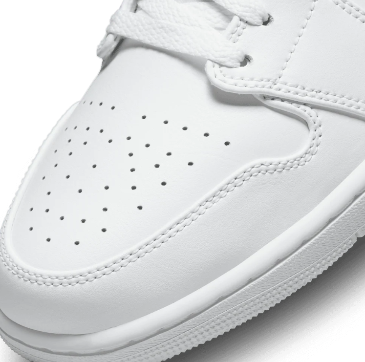 Air Jordan All-White Low-Top Sneakers