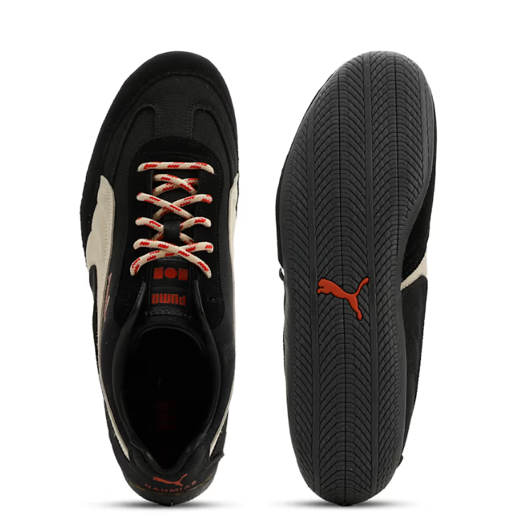 PUMA x NAHMIAS Black & Cream Low-Top Sneakers