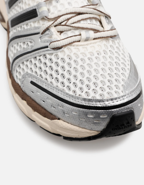 adidas Retro Mesh Sneakers - Silver, Brown & Cream