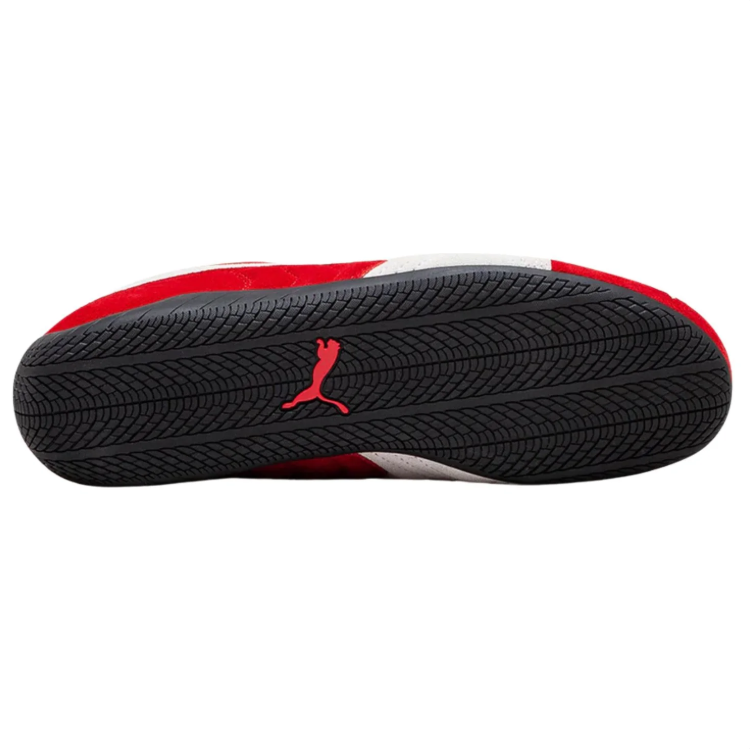 PUMA Red & White Low-Top Sneakers