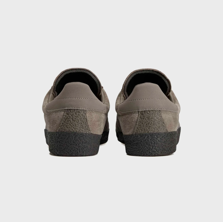adidas Taupe Low-Top Sneakers with Black Sole