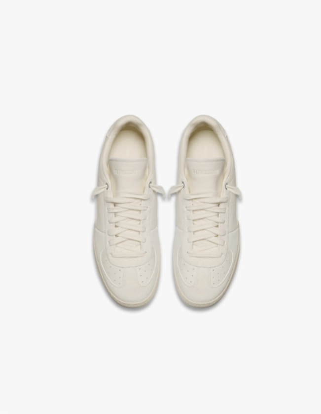 PUMA Cream Tonal Low-Top Court Sneakers