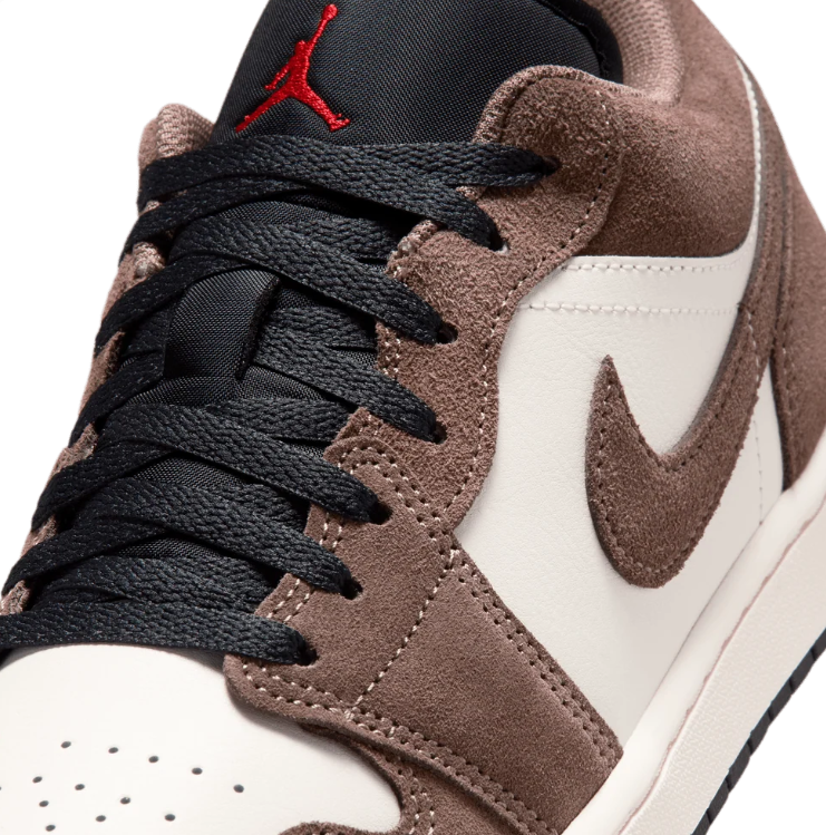 Air Jordan Brown & White Low-Top Sneakers