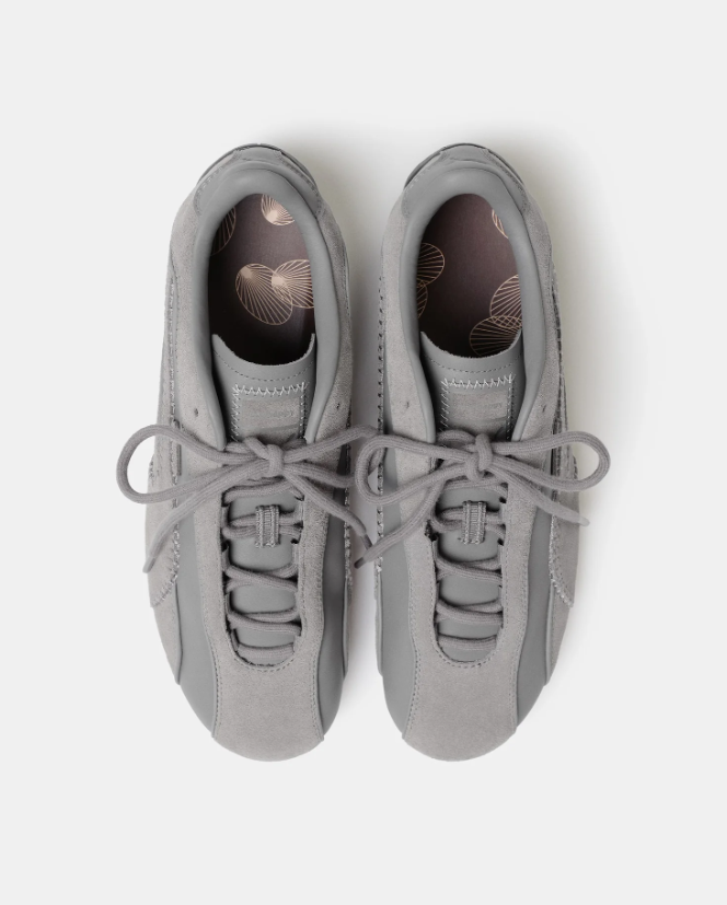 PUMA Grey Tonal Low-Top Sneakers