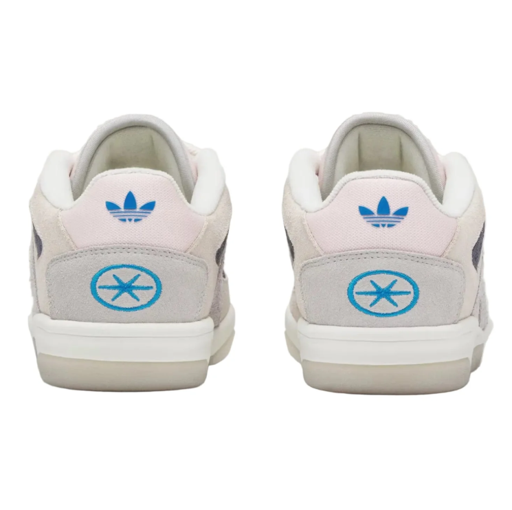 adidas Retro Mesh-Panel Low-Top Sneakers - Cream & Gray
