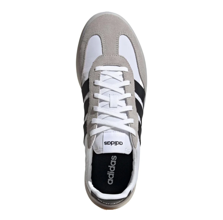 adidas Retro Low-Top Sneakers - White, Gray & Black