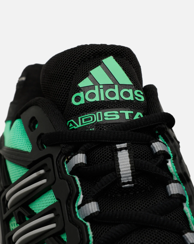 adidas Chunky Retro Mesh Sneakers - Black & Mint Green