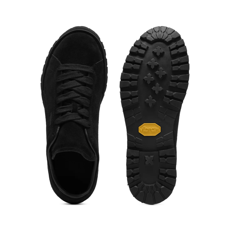 PUMA All-Black Low-Top Sneakers with Lug Sole