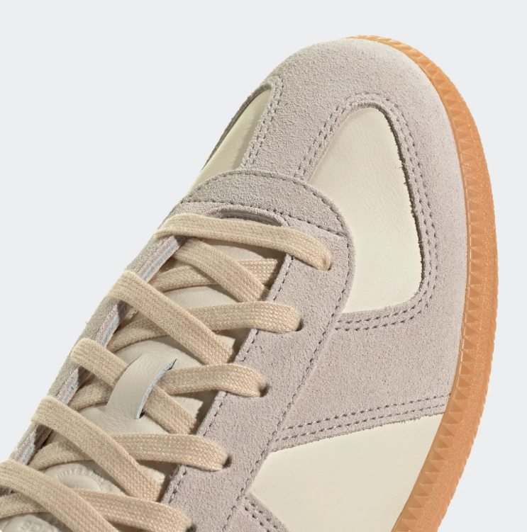 adidas Retro Low-Top Sneakers - Cream & Light Gray