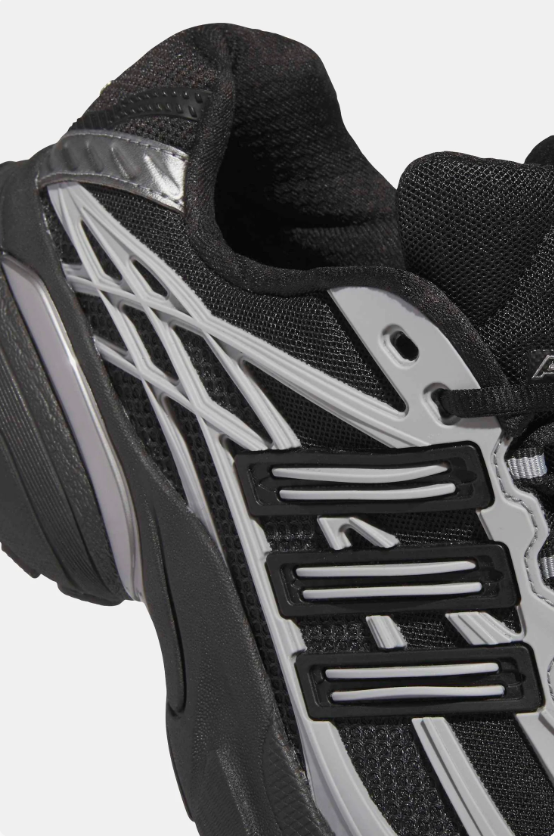 adidas Chunky Retro Mesh Sneakers - Black & Silver Gray