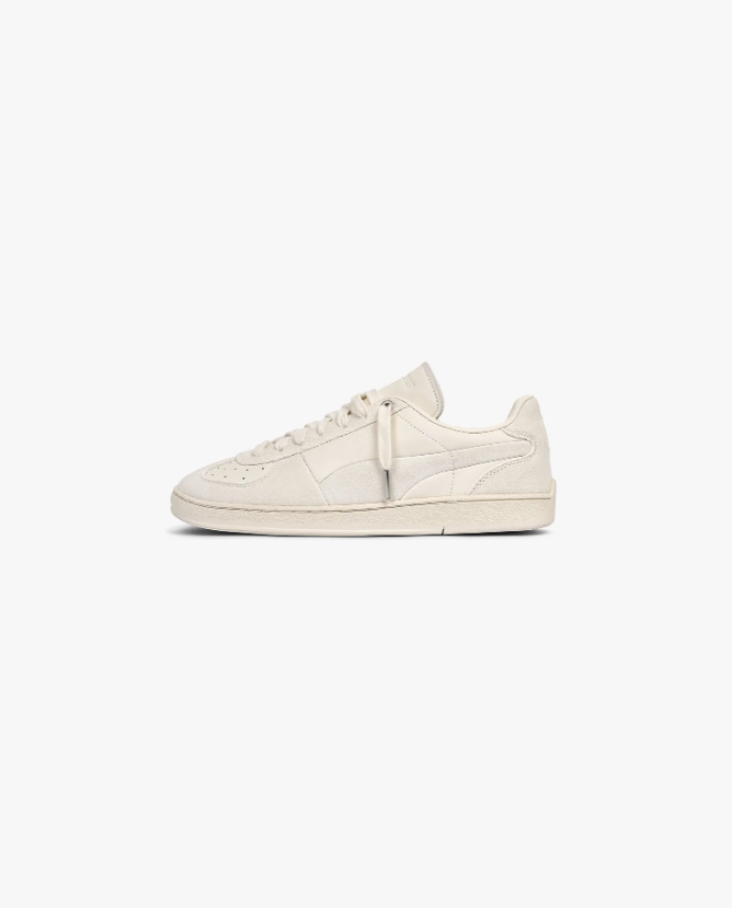 PUMA Cream Tonal Low-Top Court Sneakers