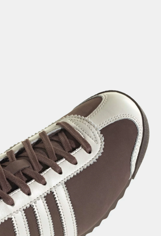 adidas Slim Retro Low-Top Sneakers - Dark Brown & Cream