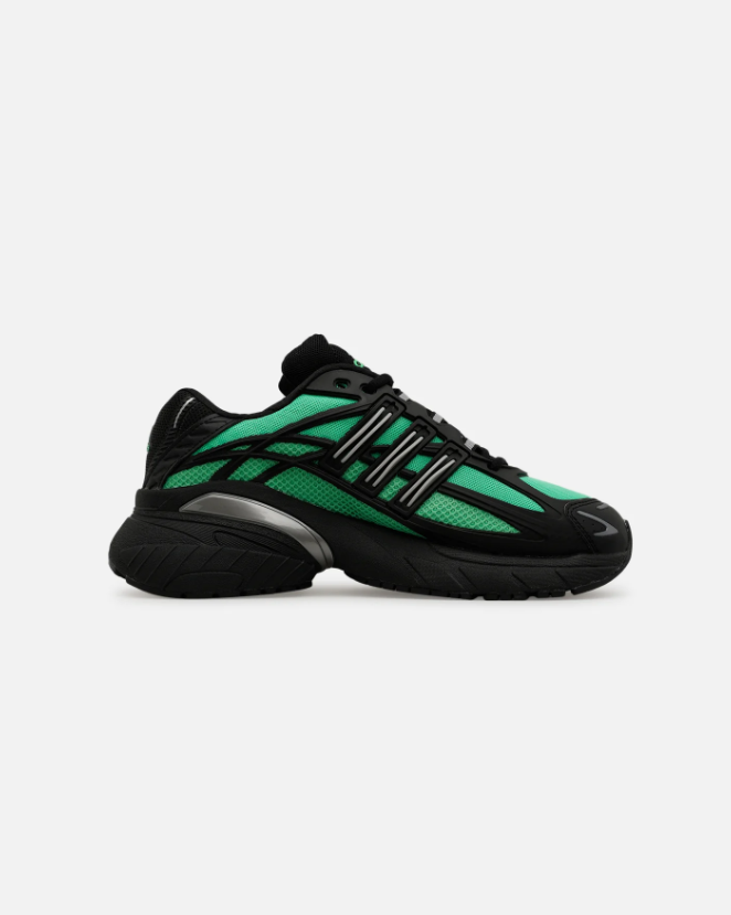 adidas Chunky Retro Mesh Sneakers - Black & Mint Green