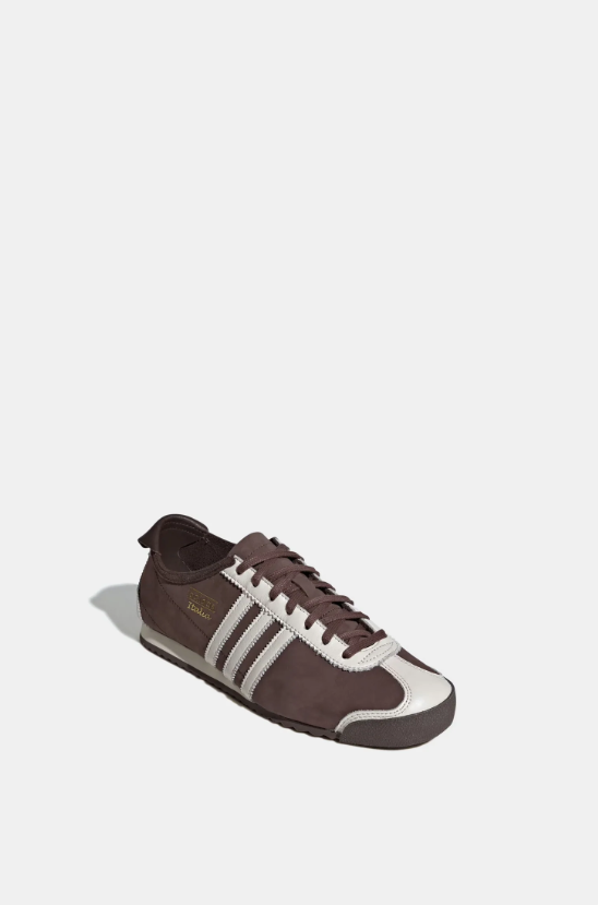 adidas Slim Retro Low-Top Sneakers - Dark Brown & Cream