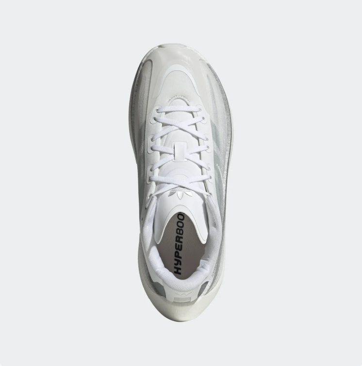 adidas Sculpted Thick-Sole Sneakers - White & Gray