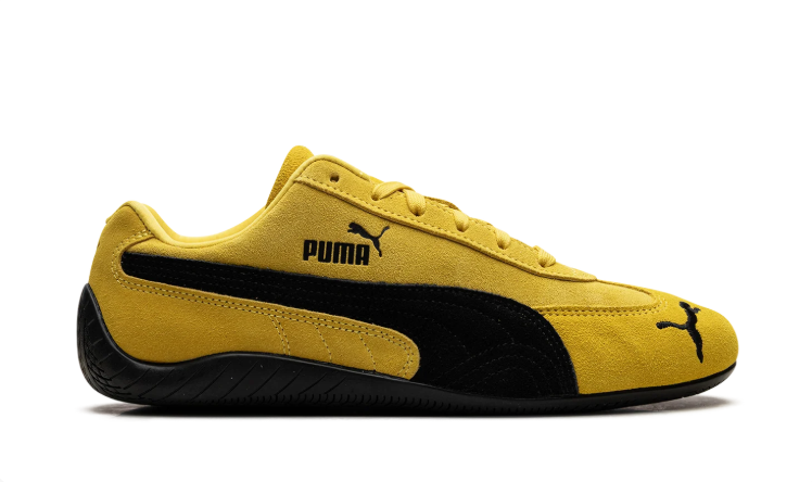 PUMA Yellow & Black Low-Top Sneakers