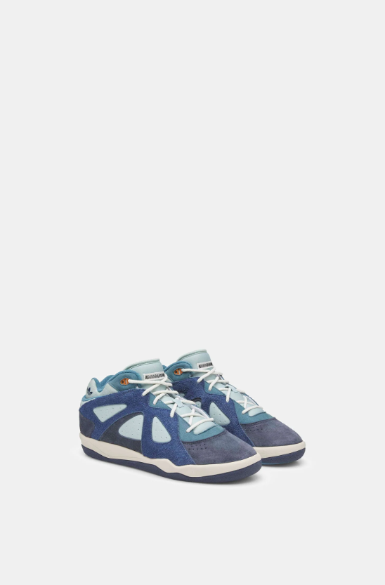 adidas Retro Mid-Top Sneakers - Blue & Light Blue