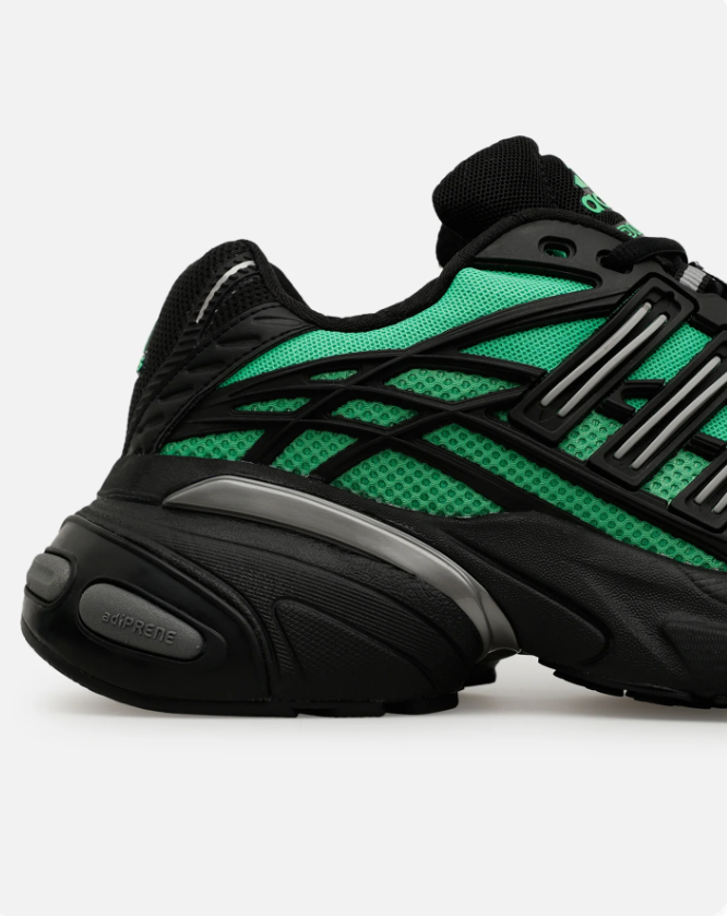 adidas Chunky Retro Mesh Sneakers - Black & Mint Green