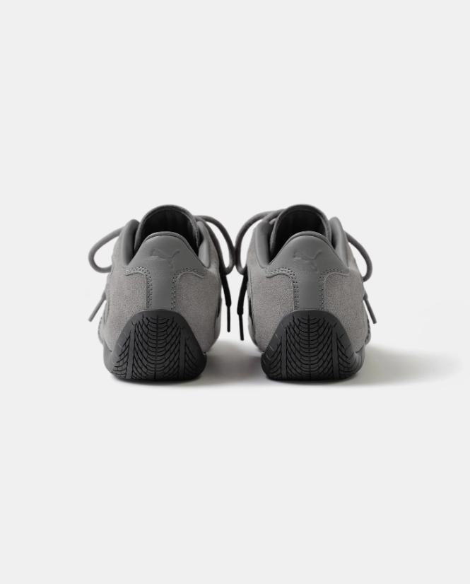 PUMA Grey Tonal Low-Top Sneakers