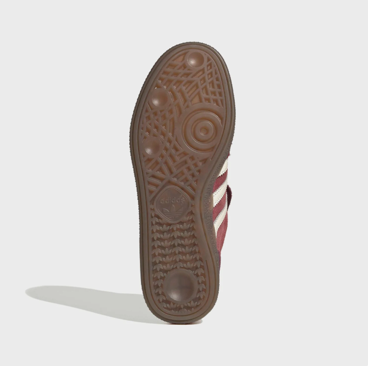 adidas Spezial Burgundy Sneakers with Fold-Over Tongue