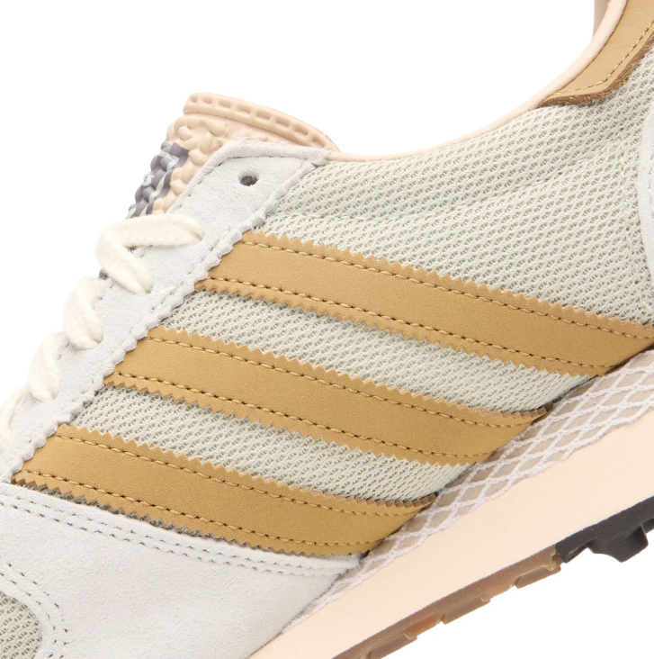 adidas Retro Low-Top Sneakers - Light Grey, Cream & Ochre