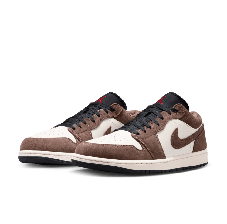 Air Jordan Brown & White Low-Top Sneakers