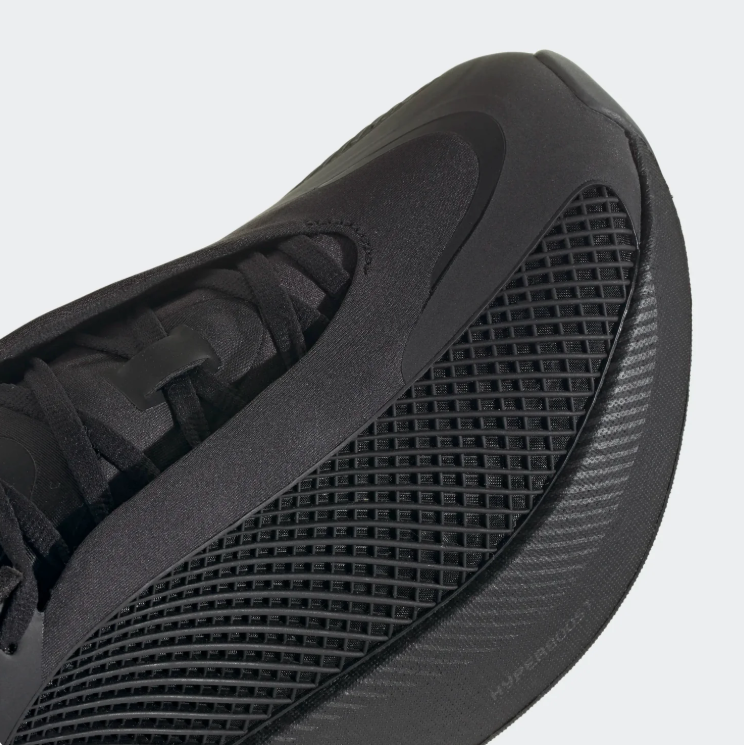 adidas Sculpted Thick-Sole Mesh Sneakers - All Black