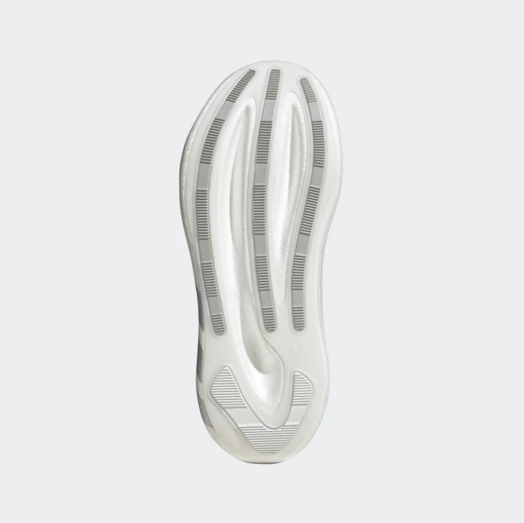 adidas Sculpted Thick-Sole Sneakers - White & Gray