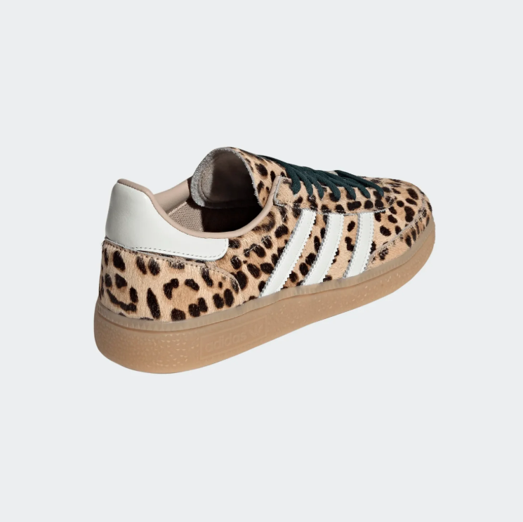 adidas Leopard-Print Low-Top Sneakers - Tan & Cream