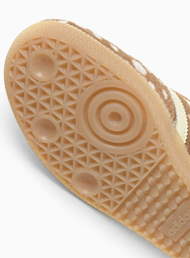 adidas Spotted Low-Top Sneakers - Brown, Cream & Pink