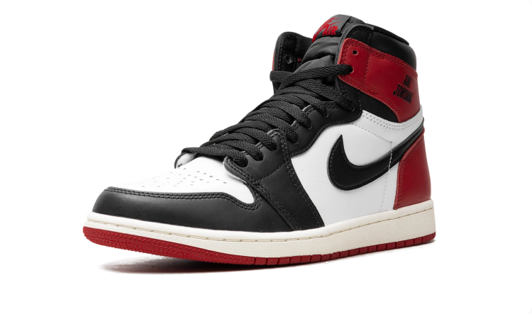 Air Jordan Red, Black & White High-Top Sneakers