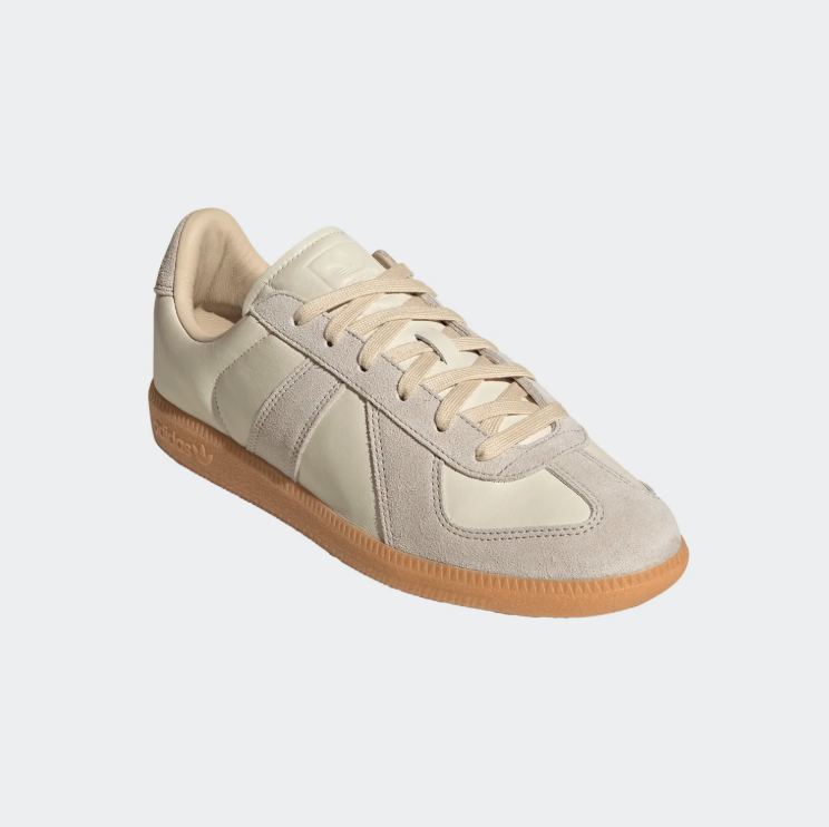 adidas Retro Low-Top Sneakers - Cream & Light Gray