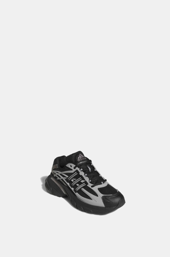 adidas Chunky Retro Mesh Sneakers - Black & Silver Gray