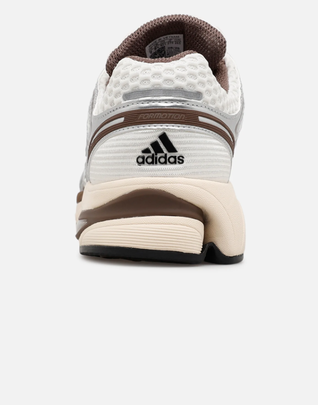 adidas Retro Mesh Sneakers - Silver, Brown & Cream