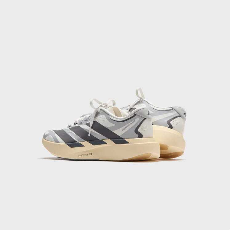 adidas Grey and Black Sneakers with Cream Sole