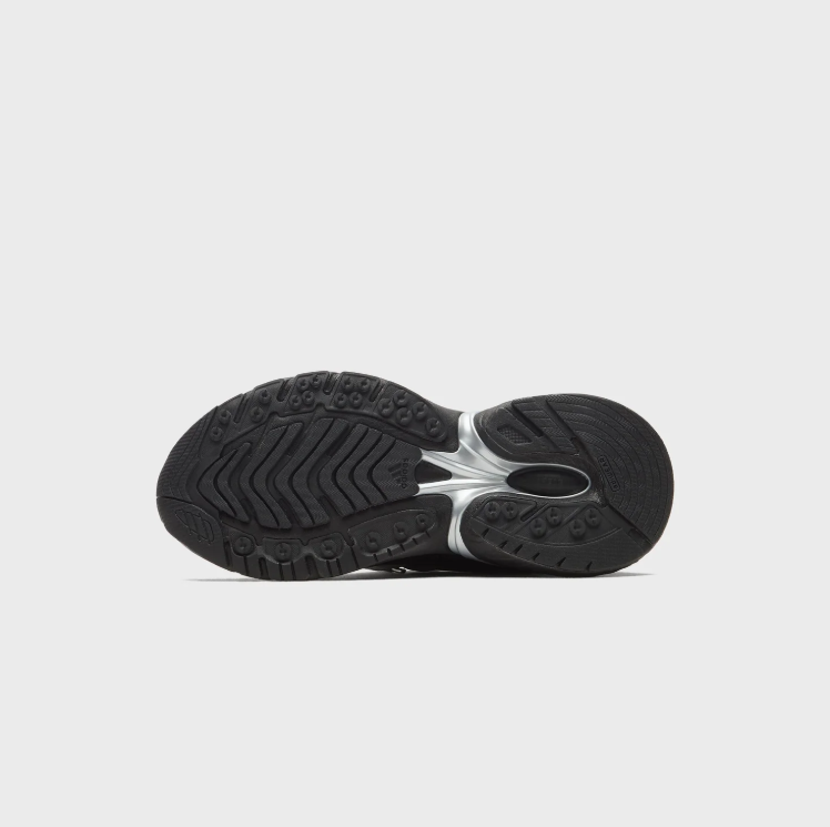 adidas Black and Silver Chunky Retro Sneakers